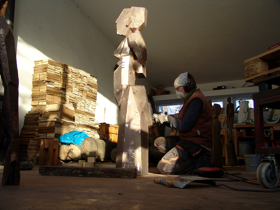 Kraft, Bronze, Höhe 179cm